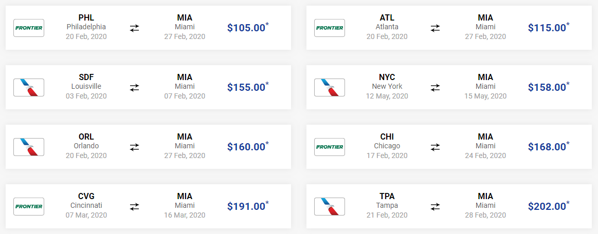 Cheap Flights to Miami